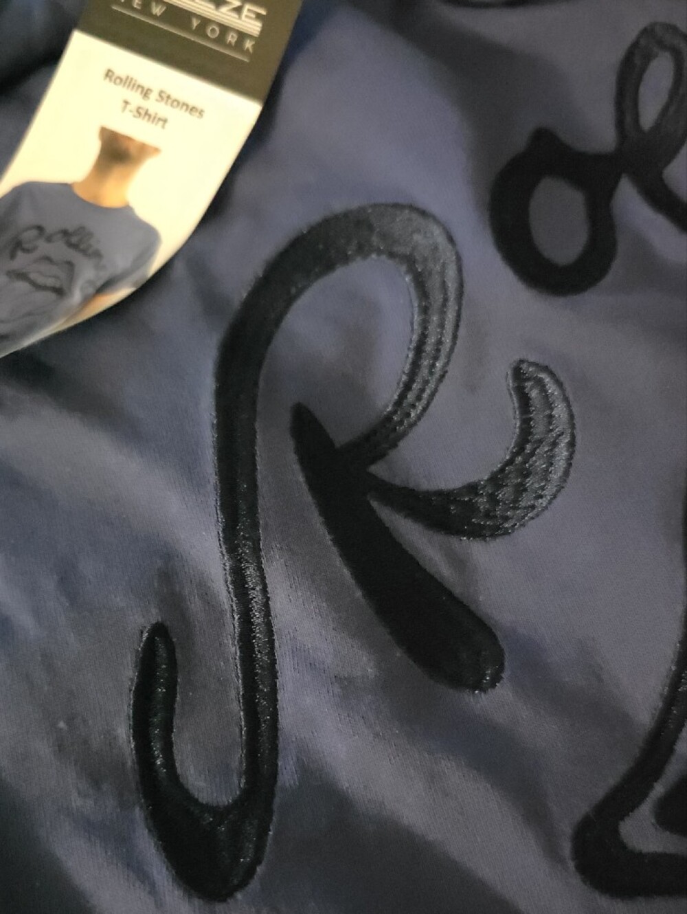 Freeze Official The Rolling Stones Embroidered Graphic Tee - Picture 3 of 3
